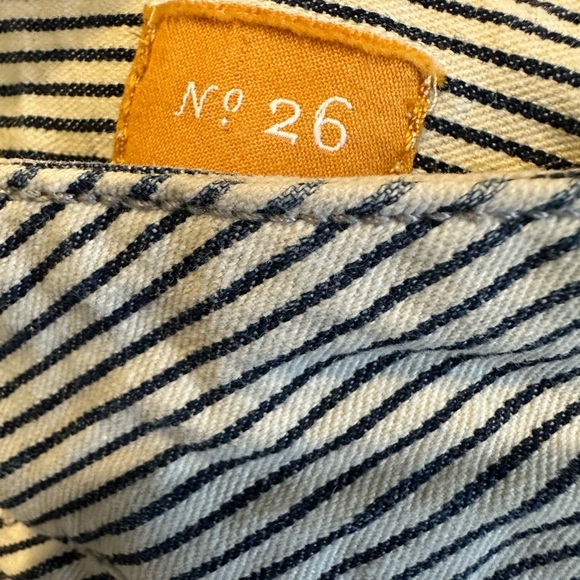 Pilcro by Anthropologie | Denim Pencil Skirt | Stripes | Sz 26 - Picture 4 of 9